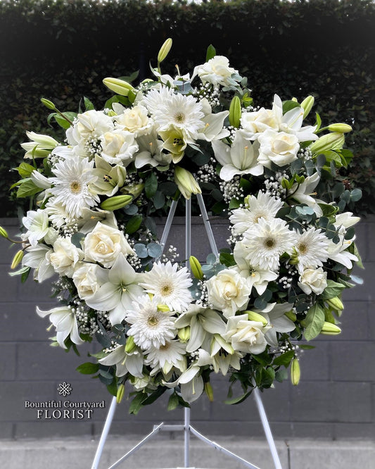 White Casket for Funerals