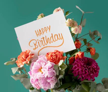 Colorful arrangement of wedding bouquet, festive flowers for Birthday, Mother’s or Valentine’s Day