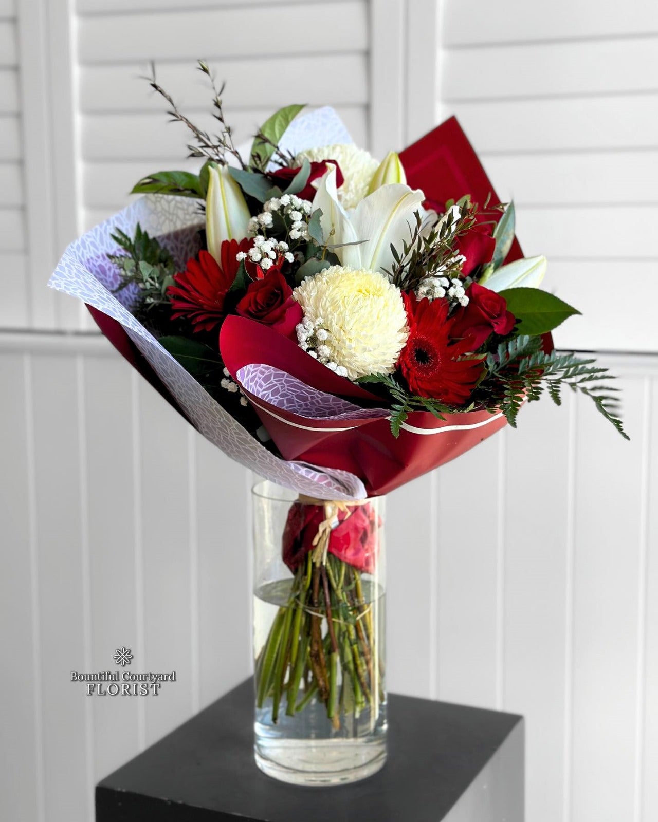 Ruby Rose Delight Vase